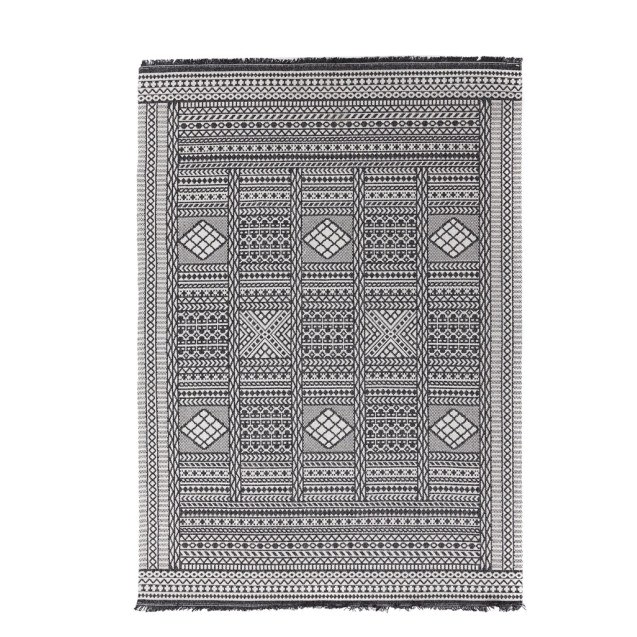 Χαλί Casa Cotton BLACK 22094 Royal Carpet - 127...