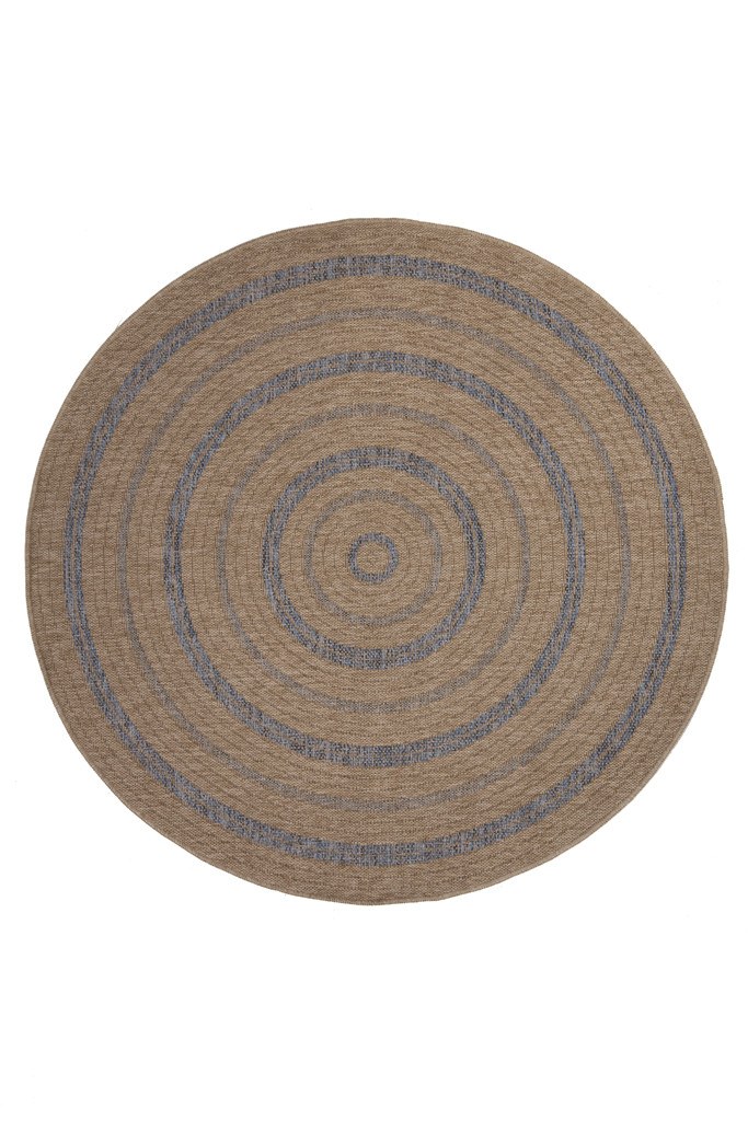 Χαλί Ψάθινο Στρόγγυλο Royal Carpet Avanos 8863 Denim Δ2