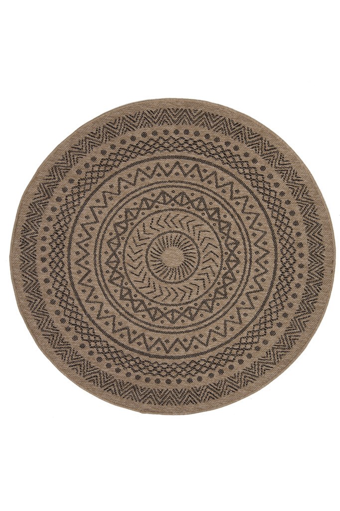 Ψάθα Avanos 8894 BLACK Royal Carpet - 160 x 160 cm