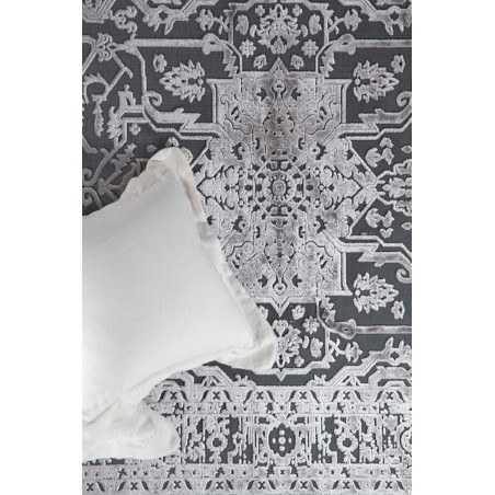 Χαλί Lotus Summer 2927 BLACK GREY Royal Carpet - 160 x 230 cm
