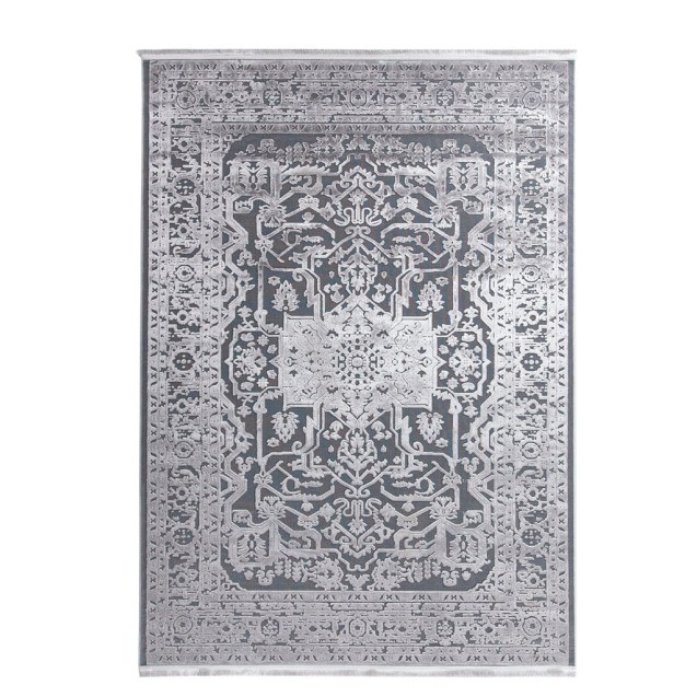 Χαλί Lotus Summer 2927 BLACK GREY Royal Carpet...