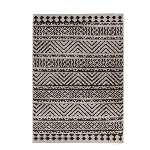 Ψάθα Flox BLACK 7525W Royal Carpet - 160 x 235 cm