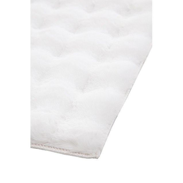 Γούνινο Χαλί Bunny BUBBLE WHITE Royal Carpet -...