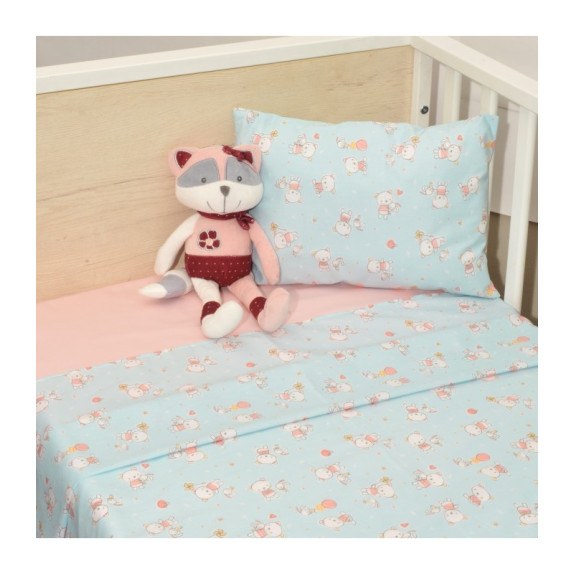 Σετ Σεντόνια Λίκνου 2 Τεμαχίων Baby Oliver Σχέδιο 212 80x100