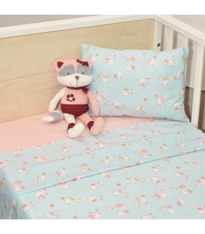 Σετ Σεντόνια Λίκνου 2 Τεμαχίων Baby Oliver Σχέδιο 212 80x100