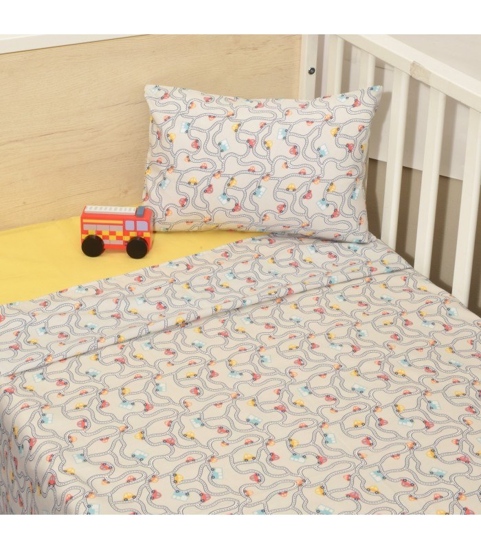 Baby Oliver Σετ Σεντόνια Λίκνου 2 Τεμαχίων Baby Oliver Σχέδιο 214 80x100