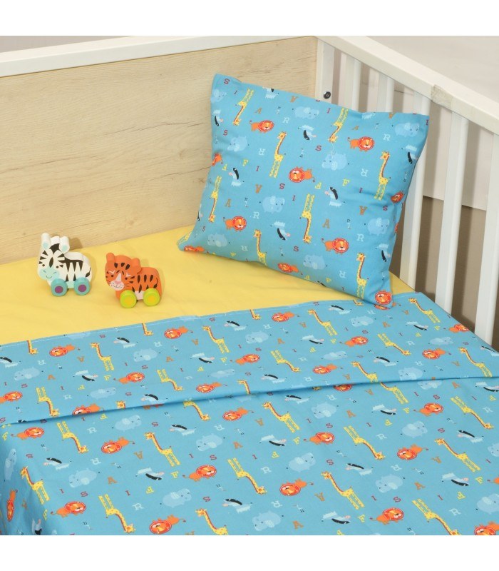 Baby Oliver Σετ Σεντόνια Λίκνου 2 Τεμαχίων Baby Oliver Σχέδιο 216 80x100