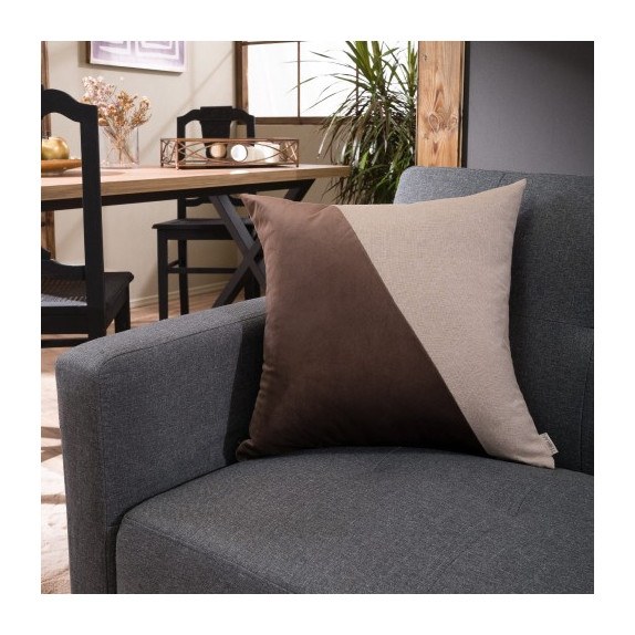 Μαξιλαροθήκη Teoran Minus 03 - 50x50cm με γέμιση