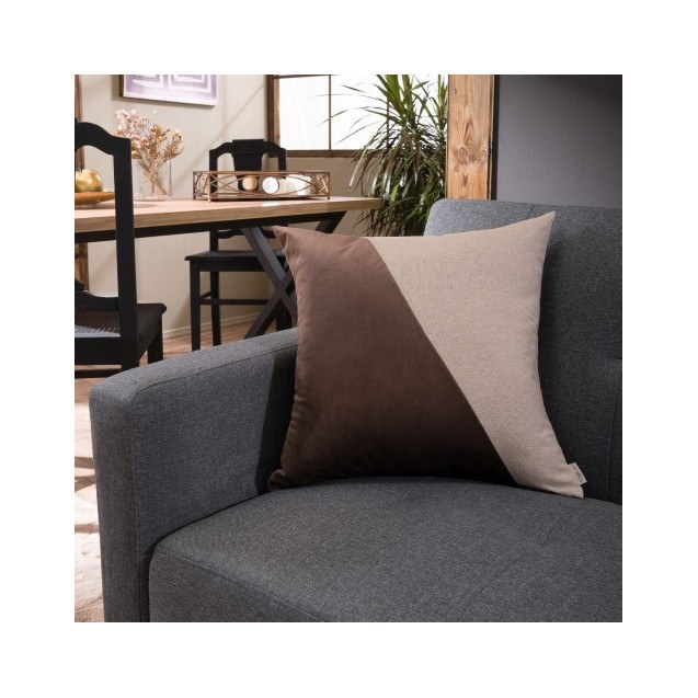 Μαξιλαροθήκη Teoran Minus 03 - 50x50cm με γέμιση