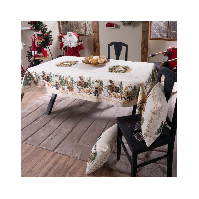 Χριστουγεννιάτικη Τραπεζομάντηλο Teoran Doren -...