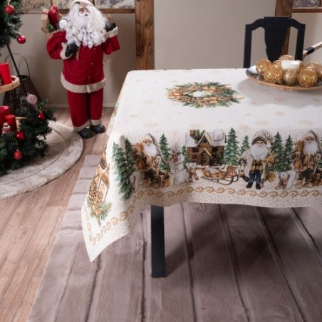 Χριστουγεννιάτικη Τραπεζομάντηλο Teoran Doren - 140x180cm
