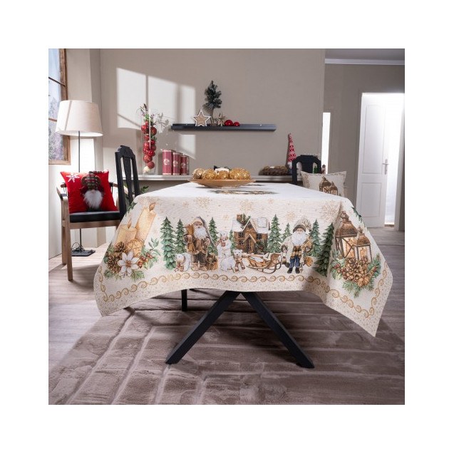 Χριστουγεννιάτικη Τραπεζομάντηλο Teoran Doren -...