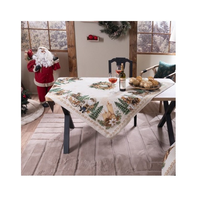 Χριστουγεννιάτικη Τραπεζομάντηλο Teoran Doren -...