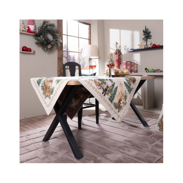 Χριστουγεννιάτικη Τραπεζομάντηλο Teoran Doren -...