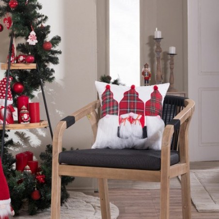 Χριστουγεννιάτικη Μαξιλαροθήκη Teoran Sven 09 - 45x45cm