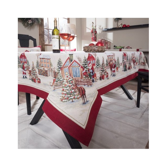 Χριστουγεννιάτικη Τραπεζομάντηλο Teoran Wells -...