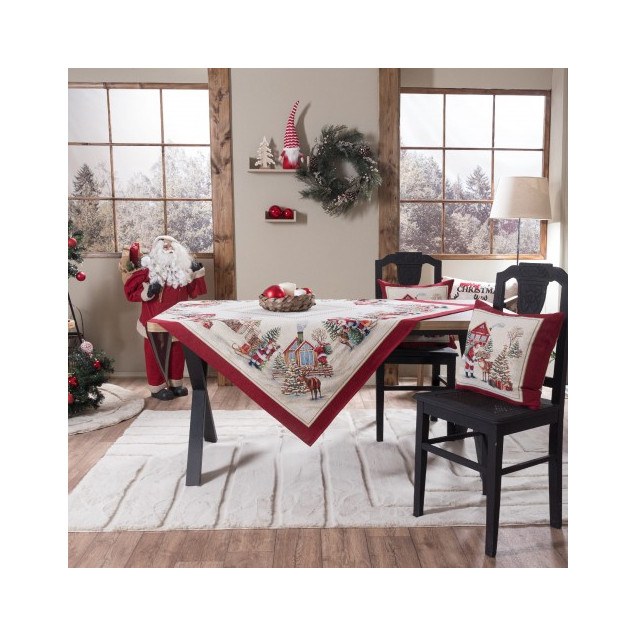 Χριστουγεννιάτικη Τραπεζομάντηλο Teoran Wells -...