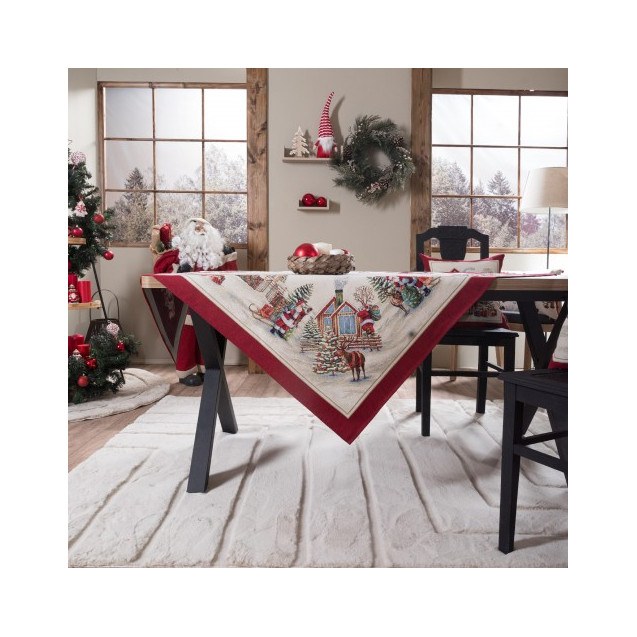 Χριστουγεννιάτικη Τραπεζομάντηλο Teoran Wells -...