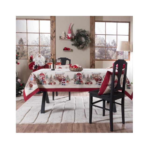 Χριστουγεννιάτικη Τραπεζομάντηλο Teoran Wells -...