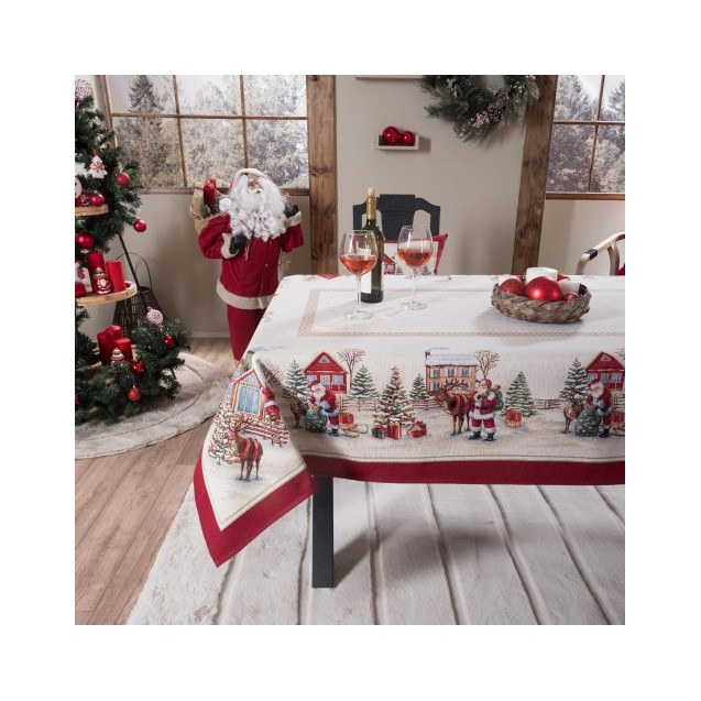 Χριστουγεννιάτικη Τραπεζομάντηλο Teoran Wells -...