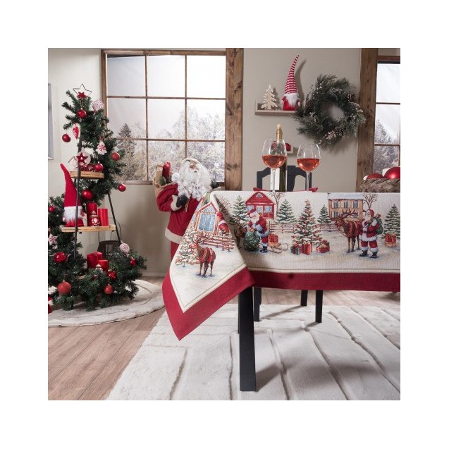 Χριστουγεννιάτικη Τραπεζομάντηλο Teoran Wells -...