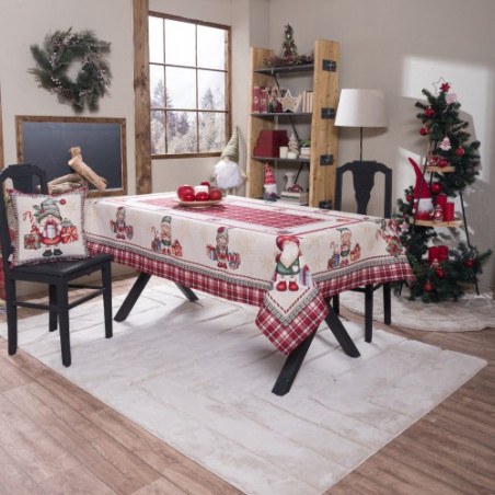 Χριστουγεννιάτικη Τραπεζομάντηλο Teoran Steyr - 140x140cm