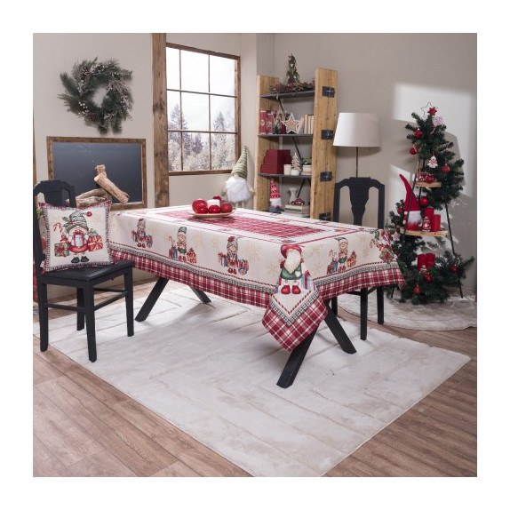 Χριστουγεννιάτικη Τραπεζομάντηλο Teoran Steyr - 140x220cm