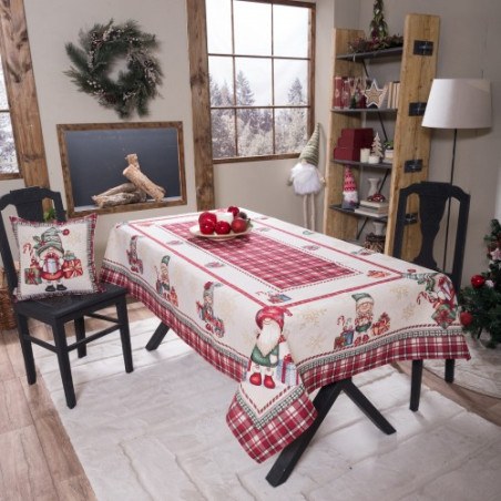 Χριστουγεννιάτικη Τραπεζομάντηλο Teoran Steyr - 140x220cm