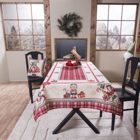 Χριστουγεννιάτικη Τραπεζομάντηλο Teoran Steyr - 140x220cm