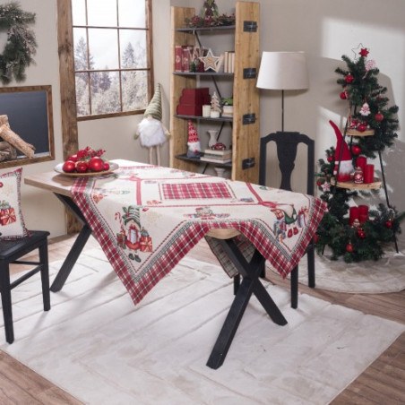 Χριστουγεννιάτικη Τραπεζομάντηλο Teoran Steyr - 140x180cm
