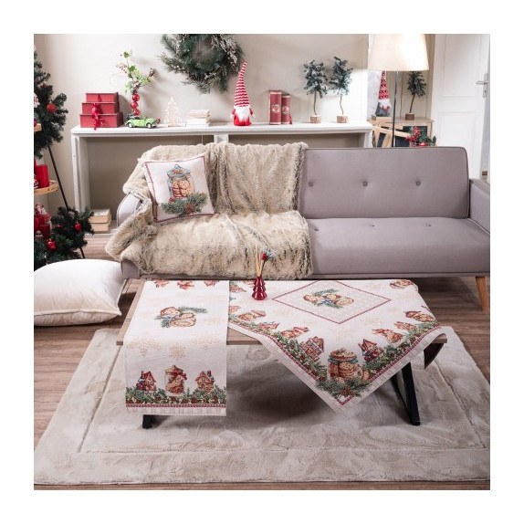 Χριστουγεννιάτικο Καρέ & Τραβέρσα Teoran  Leoben (Σετ...