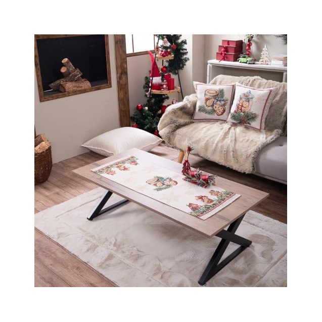 Χριστουγεννιάτικο Καρέ & Τραβέρσα Teoran...