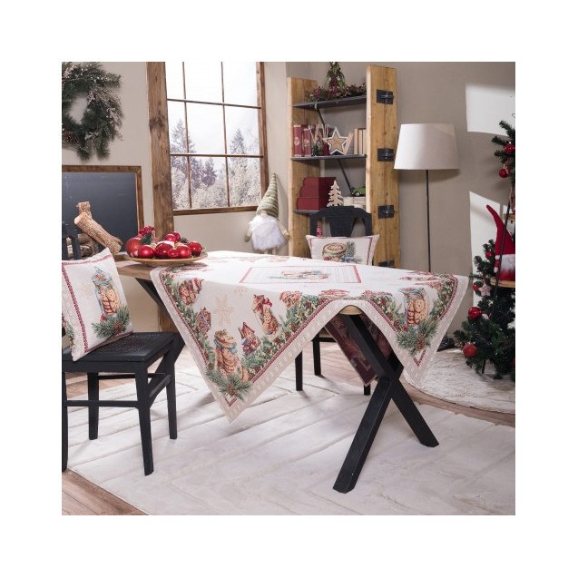 Χριστουγεννιάτικη Τραπεζομάντηλο Teoran Leoben...