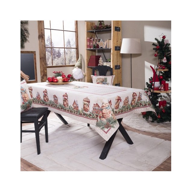 Χριστουγεννιάτικη Τραπεζομάντηλο Teoran Leoben...