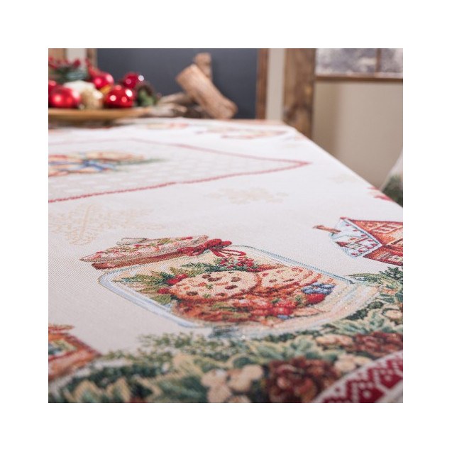 Χριστουγεννιάτικη Τραπεζομάντηλο Teoran Leoben...