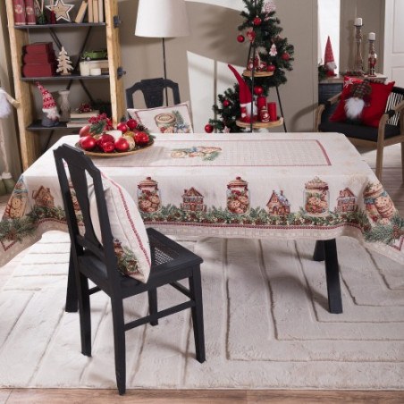 Χριστουγεννιάτικη Τραπεζομάντηλο Teoran Leoben - 140x180cm
