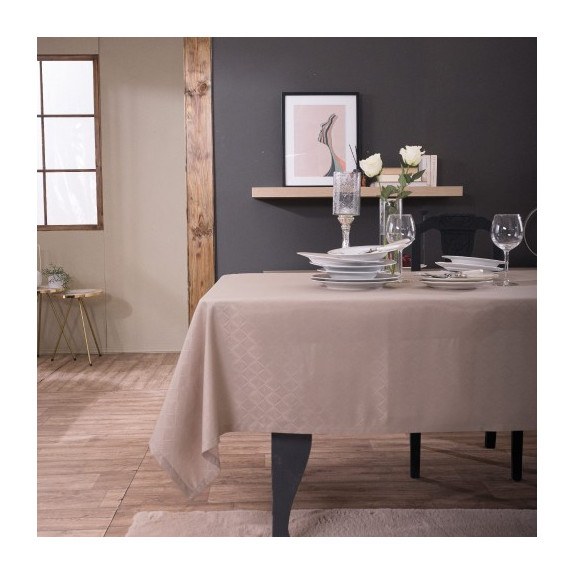 Τραπεζομάντηλο Teoran Dieppe - 160x250cm + 12 πετσέτες