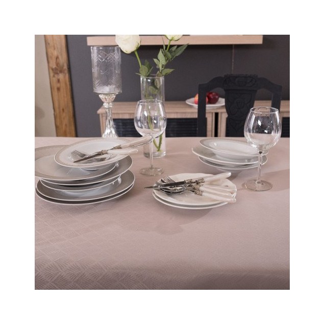 Τραπεζομάντηλο Teoran Dieppe - 160x250cm + 12...