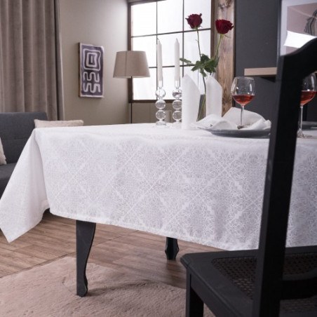 Τραπεζομάντηλο Teoran Gatien - 160x250cm + 12 πετσέτες