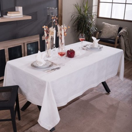 Τραπεζομάντηλο Teoran Rochelle 00 - 155 x 320 cm