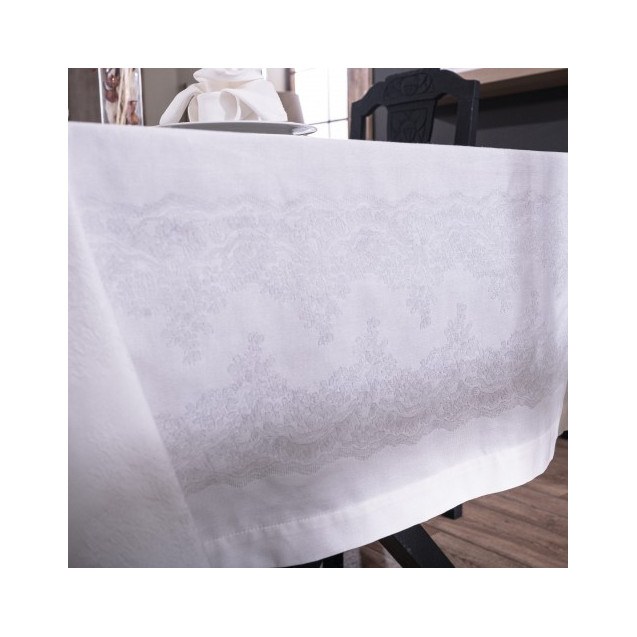 Τραπεζομάντηλο Teoran Rochelle 00 - 155 x 320 cm