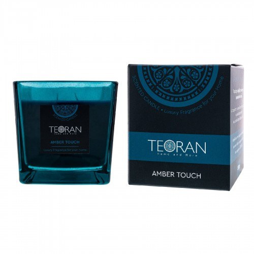 Αρωματικο κερί Teoran Amber Touch τετράγωνο 410 γρ