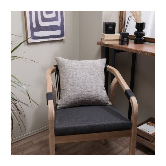 Μαξιλαροθήκη Teoran Lancaster 07 - 65x65cm δαπέδου με γέμιση