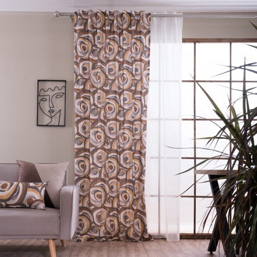 Κουρτίνες, στόρια Anesis Home - ΣΗΜΑΝΤΙΚΟ: Σε περίπτωση διαφοράς τιμής από το κατάστημα ισχύει παντα και μόνο η τιμή του καταστήματος Κουρτίνα Teoran (Έτοιμη Ραμμένη) Merida - 140x275cm