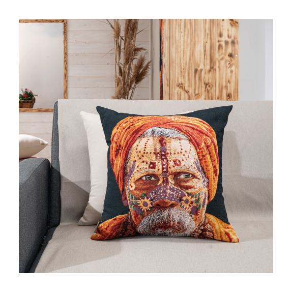 Μαξιλαροθήκη Teoran Ikona 03 - 45x45cm με γέμιση