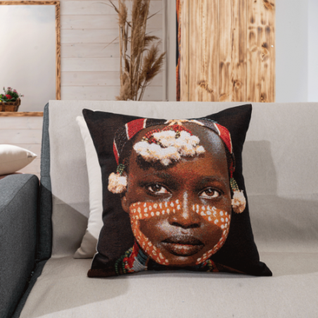 Μαξιλαροθήκη Teoran Ikona 02 - 45x45cm με γέμιση