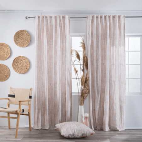 Κουρτίνα Teoran (Έτοιμη Ραμμένη) Elda - 140x275cm