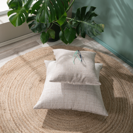 Μαξιλάρι Διακόσμησης TeoranNoto 02 - 65x65cm δαπέδου με γέμιση