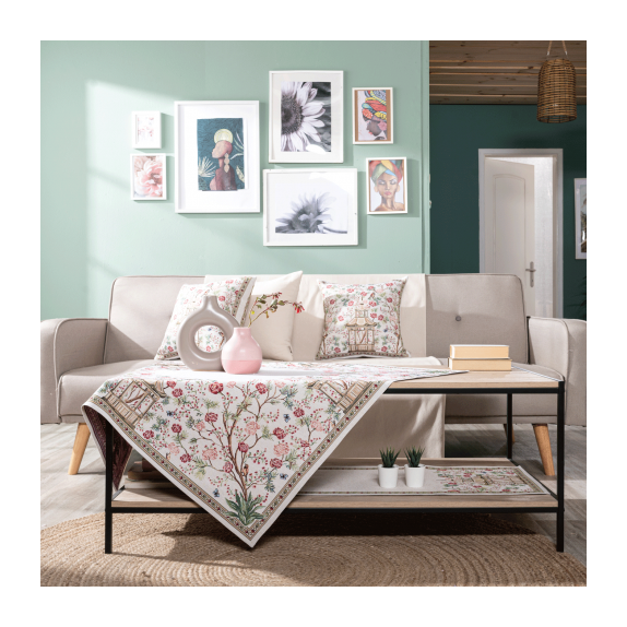 Καρέ & Τραβέρσα Teoran Laniana (Σετ 2τεμ-) - 100x100cm &...