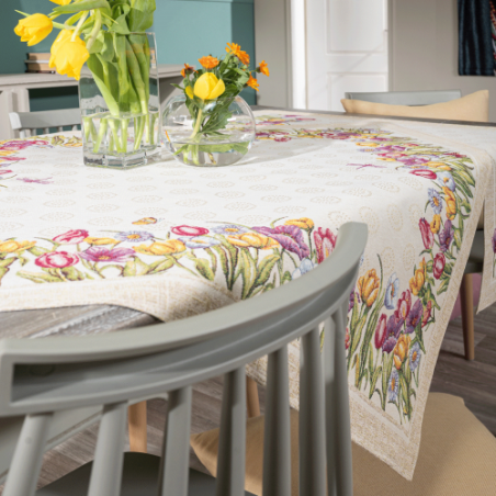 Καρέ & Τραβέρσα Teoran Cambello (Σετ 2τεμ-) - 100x100cm & 40x100cm